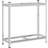 vidaXL 4016966 Silver Shelving System 110x109cm