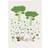 Moomin Arabia 50 x 70 cm Kitchen Towel Green (70x50cm)