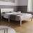 Birlea White Wood Small Double Bed and Mattress Bundle 120 cm