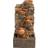 Teamson Home Outdoor 4-Tier Stacked Stone Cascading Water Fountain 72.3 cm