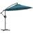 OutSunny Cantilever Parasol with Cross Base 3 m