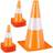 Relaxdays Safety Cones Set of 18 30 cm