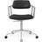 Vipp 453 Swivel+ Sort Læder Kontorstol