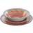 Home ESPRIT Rosa Stengodsservis 27 x 27 x 2 cm 18 Delar Servis