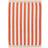 Lexington Block Striped Handduk 70 x 130 cm Badlakan Orange, Vit (150x70cm)