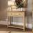 Fwstyle Solid Oak 2 Drawer Console Table