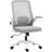 Homcom Mesh Desk Grey Office Chair