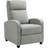 Homcom Linen Fabric Reclining Chair Light Grey Armchair