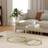 Homcom Coffee Set of 2 Gold Tone Nesting Table
