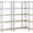 vidaXL 5-Layer Storage Shelves 3 pcs Shelving System