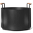 ferm LIVING Port Firewood Bucket Black 42 x 32.4 x 40 cm
