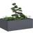 vidaXL Plantekasse 120 x 80 x 40 cm Stål Antracitgrå Plantekasse