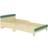 Aiyaplay Toddler Bed with Safety Rail 60.5 x 103 x 60.5 cm