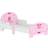 Aiyaplay Ballet Theme Toddler Bed Frame with Safety Rails