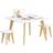 Aiyaplay Kids Table and Chair Set 3 Pieces