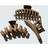 Hairlust Medium Claw Hair Clips Coffee