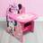 Disney Minnie Mouse Chair Desk with Storage Bin