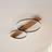 Lindby Led Lightdimmable Galad for Living Room & Dining Room Ceiling Flush Light