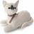 Inofix White Cat Textile Doorstop 28 x 13 x 23 cm
