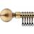 New Edge Blinds Sphere Extendable Metal Curtain Pole Set 160-300 cm