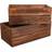 Alexandra House Living Fir Wood Brown Storage Box 2pcs