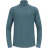 Odlo Men's Run Easy Long Sleeve Zip Neck Sweater - Provincial Blue Melange