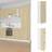 vidaXL Refrigerator Sonoma Oak 60 x 57 x 207 cm Wall Cabinet