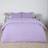 OHS Seersucker Duvet Cover Purple (200x135cm)
