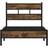 vidaXL Engineered Wood Sengeramme 95x207cm