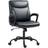 Homcom Faux Leather Desk Black Office Chair