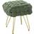 Homcom Woven Velvet Pink Foot Stool