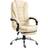 Homcom Executive Recliner Cream Office Chair