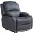 Homcom Recliner with Cup Holder Black Armchair 102cm