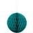 PartyDeco Honeycomb Boll Dekoration 10 cm Pastell Lagunblå