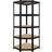 Regalux Corner 5 Level Black Hyllsystem 70x180cm