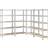vidaXL 5-Layer Storage Shelves 4 pcs Shelving System