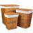 Alexandra House Living D1631447 Brown Basket 37cm 3pcs