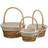 Alexandra House Living Wicker Natural Korg 35cm 3st
