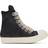 Rick Owens Porterville Jumbolaced Padded Sneakers - Black/Milk