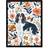 ARTERY8 Cavalier King Charles Spaniel Black Framed Art 59.4x82cm