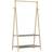 vidaXL 4008910 Natural/Grey Clothes Rack 96x150.5cm