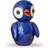 Spring Copenhagen Birds Mörkblå 6,5 cm Dazzling Dark Blue Prydnadsfigur
