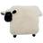 Bloomingville Mini Dolly Kudde 46x56 cm Vit Komplett dekorationskudde Vit, Svart