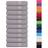 vidaXL Handtücher 10 Stk Grau 50x100 cm Badezimmerhandtuch Grau (100x50cm)