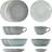 House Doctor Rustic Brunchkit Grå/Blå 6.5x2x2 cm Servis 16st