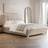 Flair Artemis Velvet Cushioned Headboard Ottoman Frame Bed