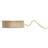PartyDeco Satinband Kallguld 3mm x 50m