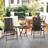 OutSunny Folding Garden of 3 Black Bistro Set, 1 Table incl. 2 Chairs