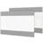 OutSunny Pergola Side Panels 3 x 2 m Grey Set of 2