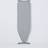 John Lewis Metallised Ironing Board Cover - Grey
